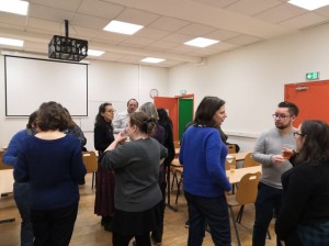 manifestation avec adhérents et équipe de l'ADEBD et de l'EBD